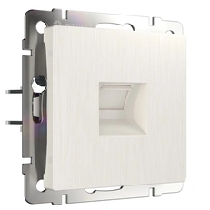 Изображение Розетка Ethernet RJ-45 (перламутровый рифленый) W1181013