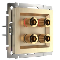 Изображение Акустическая розетка (шампань рифленый) W1185010